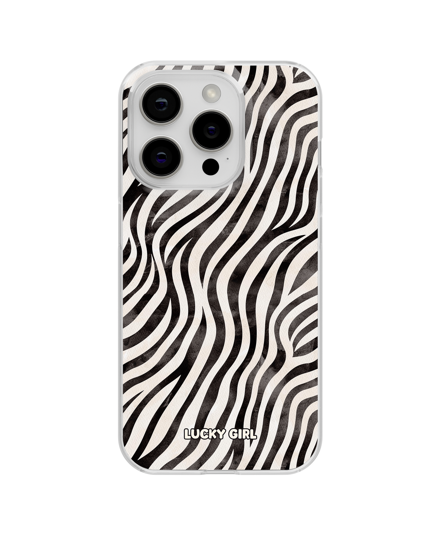 Classic Zebra Clear Case Insert