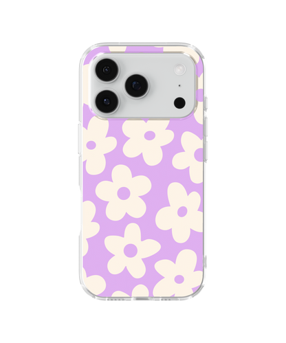Lilac Big Blooms Clear Case Insert
