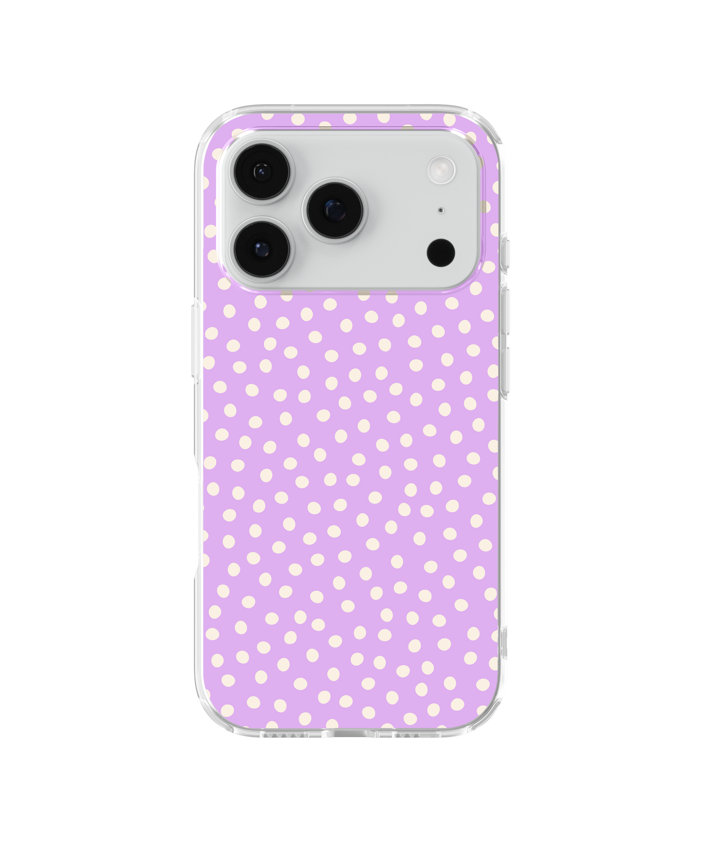 Lilac Dots Clear Case Insert