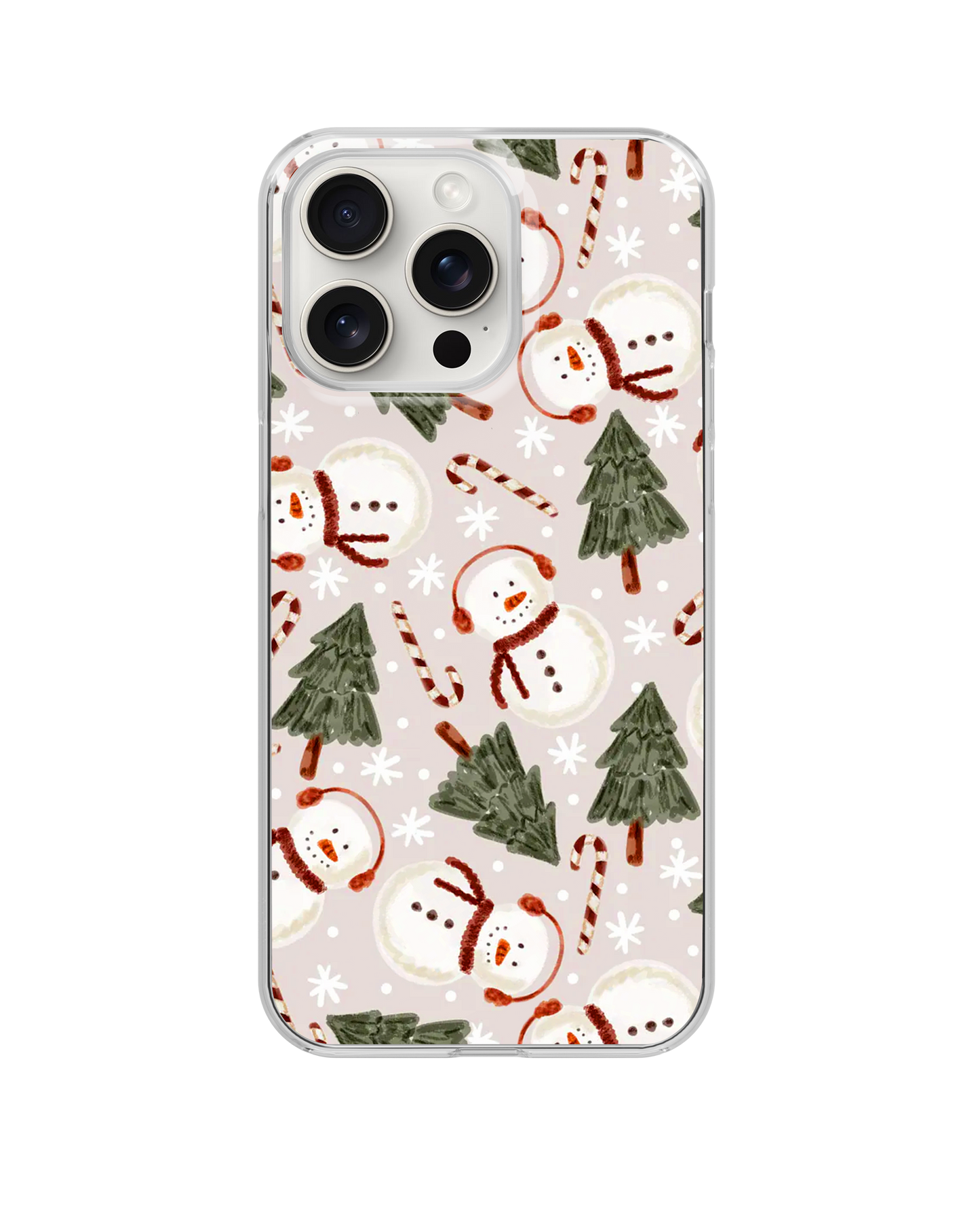 Snow Day Clear Case Insert