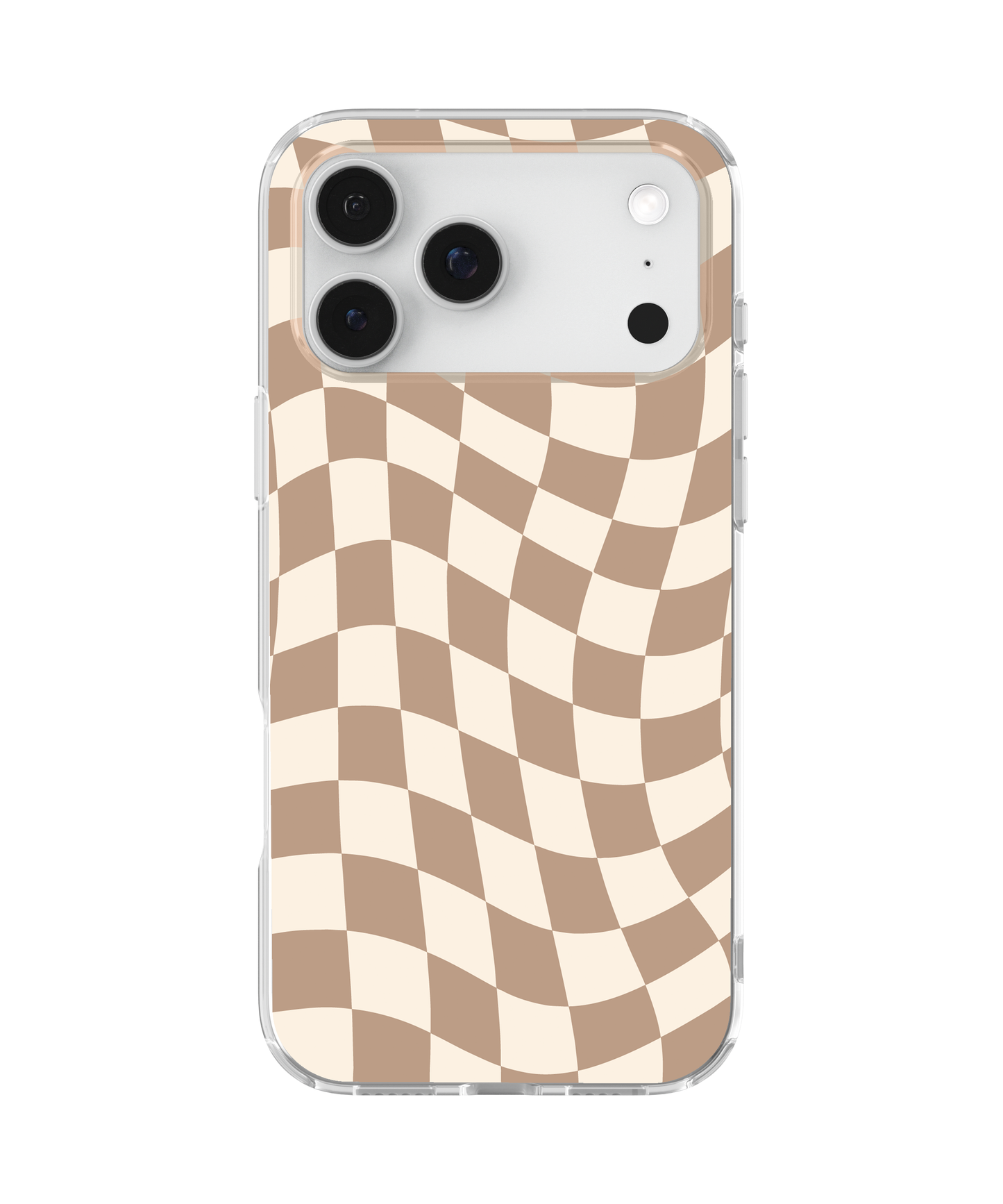 Chestnut Wavy Checkers II Clear Case Insert