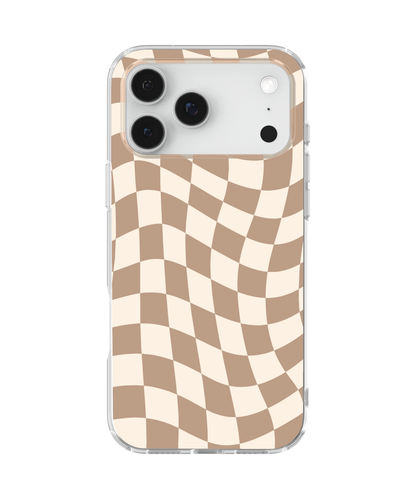 Chestnut Wavy Checkers II Clear Case Insert