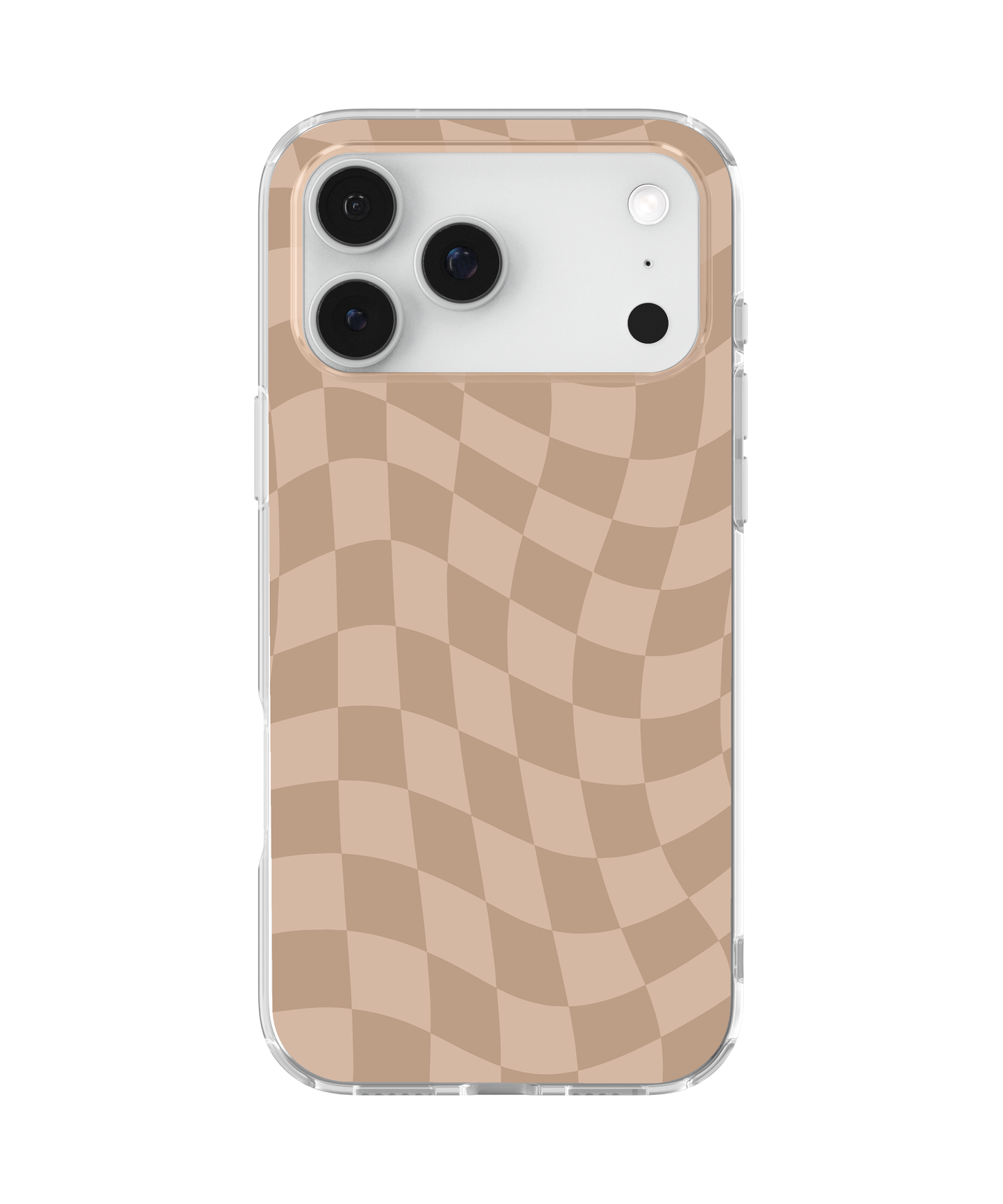 Chestnut Wavy Checkers Clear Case Insert