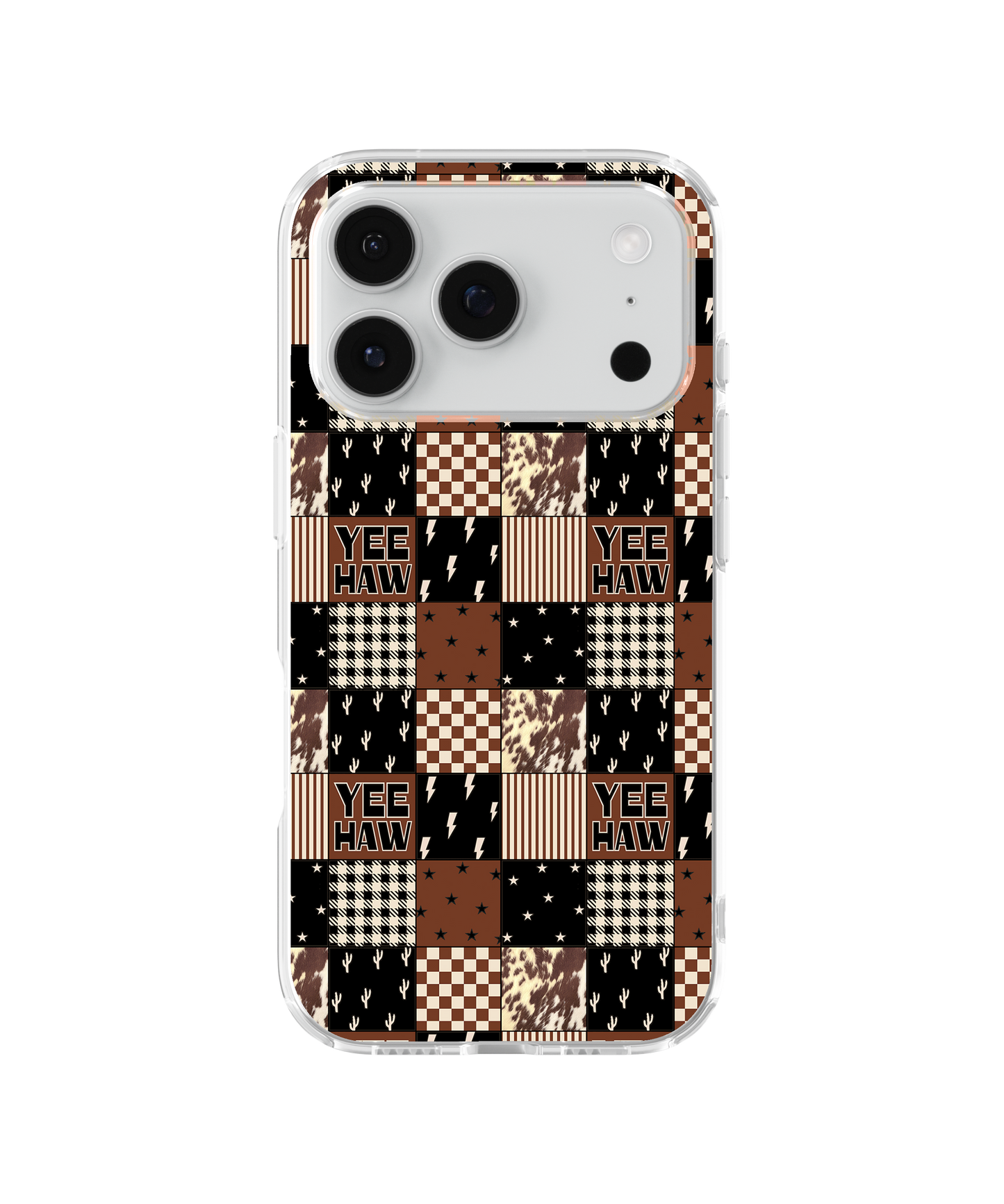 Yeehaw Check Clear Case Insert