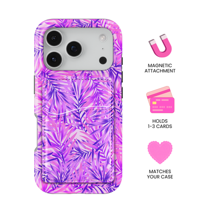 Miami Mood (Purple) MagSafe Card Holder