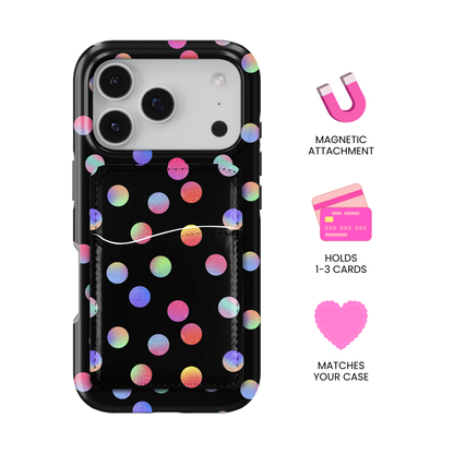 Ditzy Dots MagSafe Card Holder