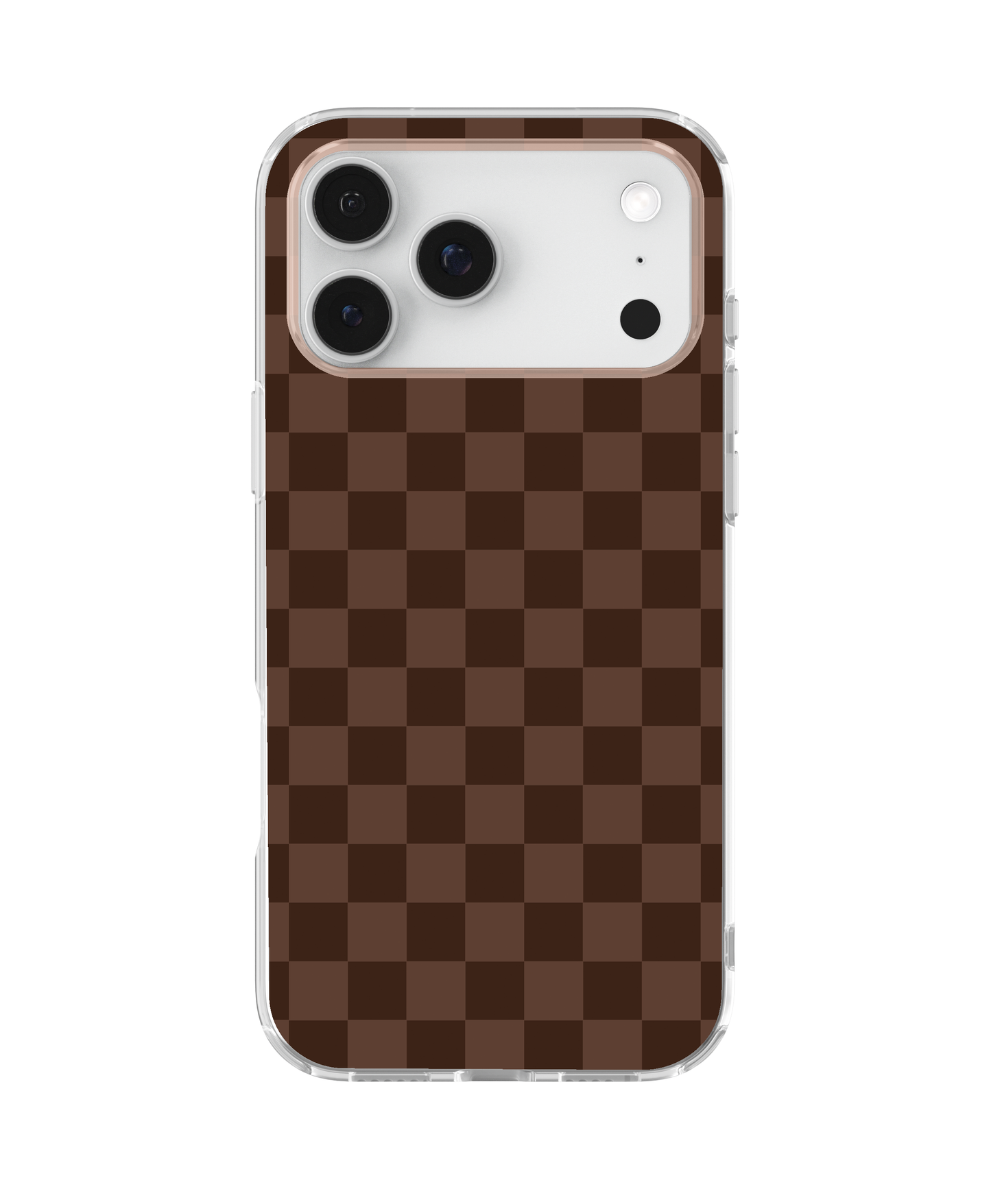 Espresso Checkers Clear Case Insert