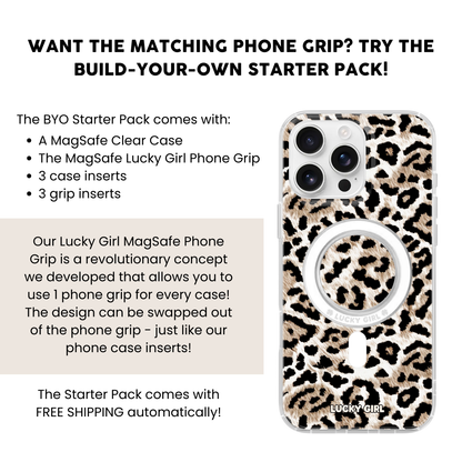 Wild Leopard Clear Case Insert