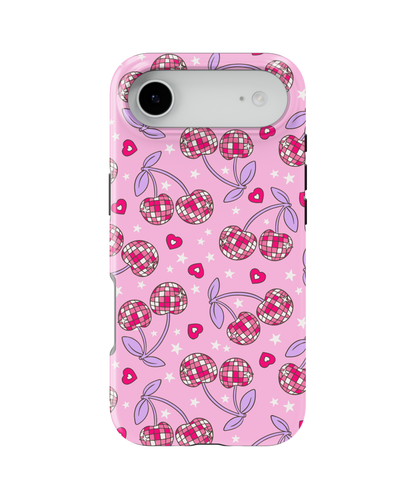 Pink & Purple Disco Cherries MagSafe Phone Case