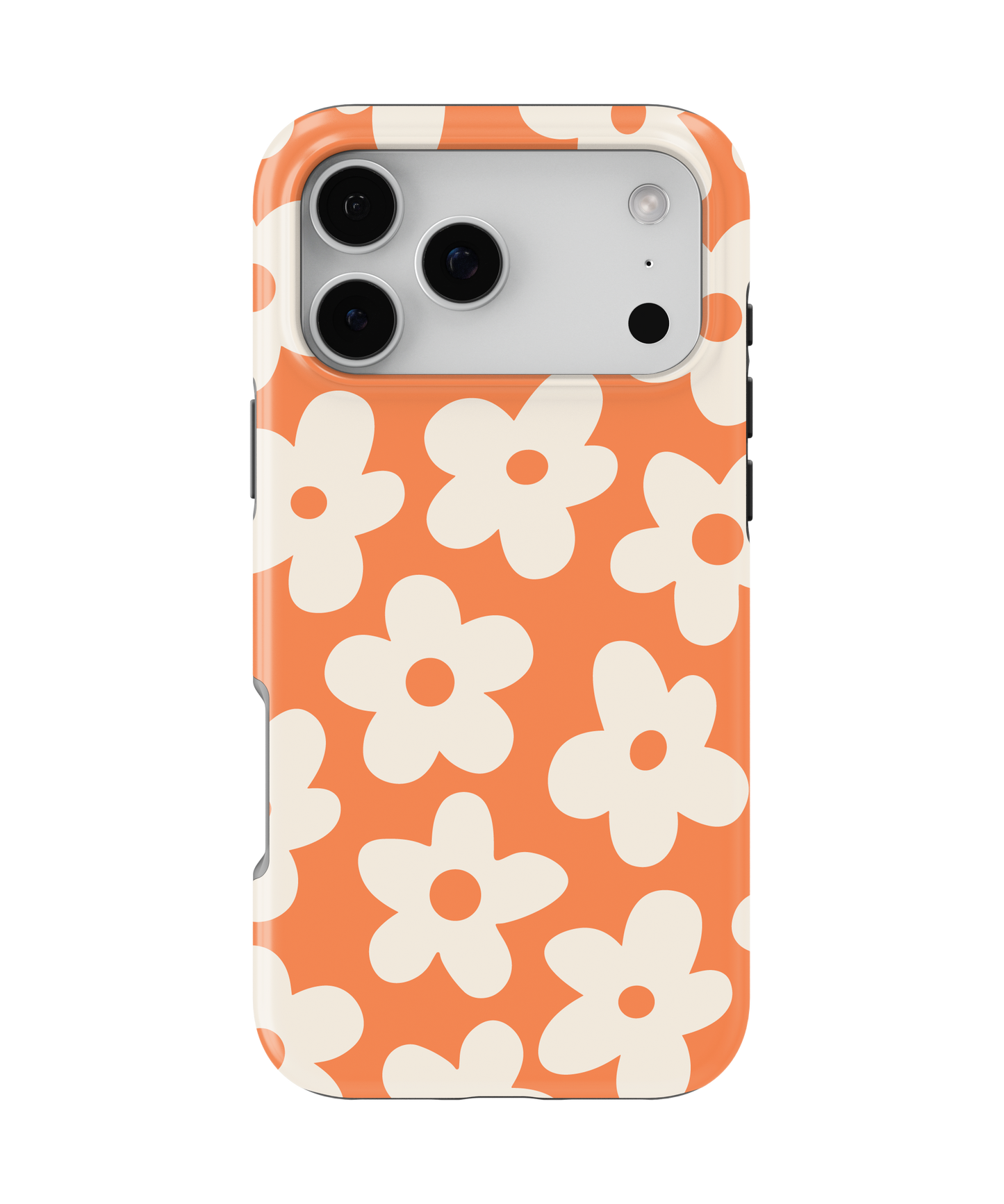 Tangerine Big Blooms MagSafe Phone Case
