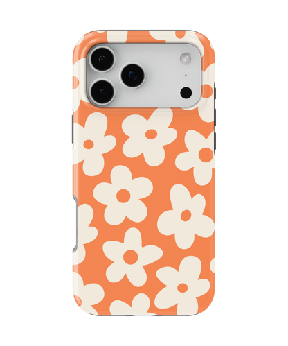 Tangerine Big Blooms MagSafe Phone Case
