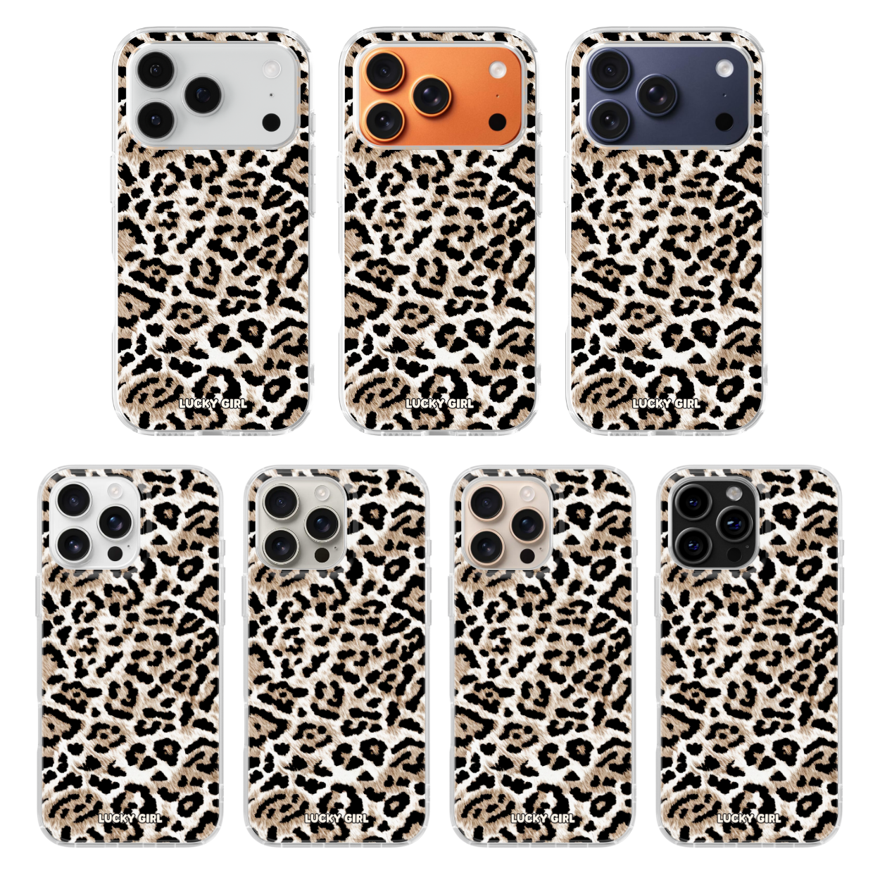 Wild Leopard Clear Case Insert