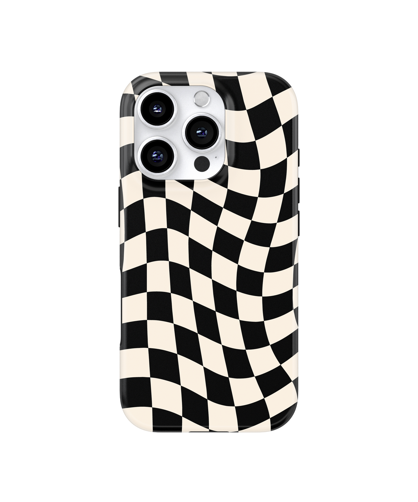 Onyx Wavy Checkers II MagSafe Phone Case