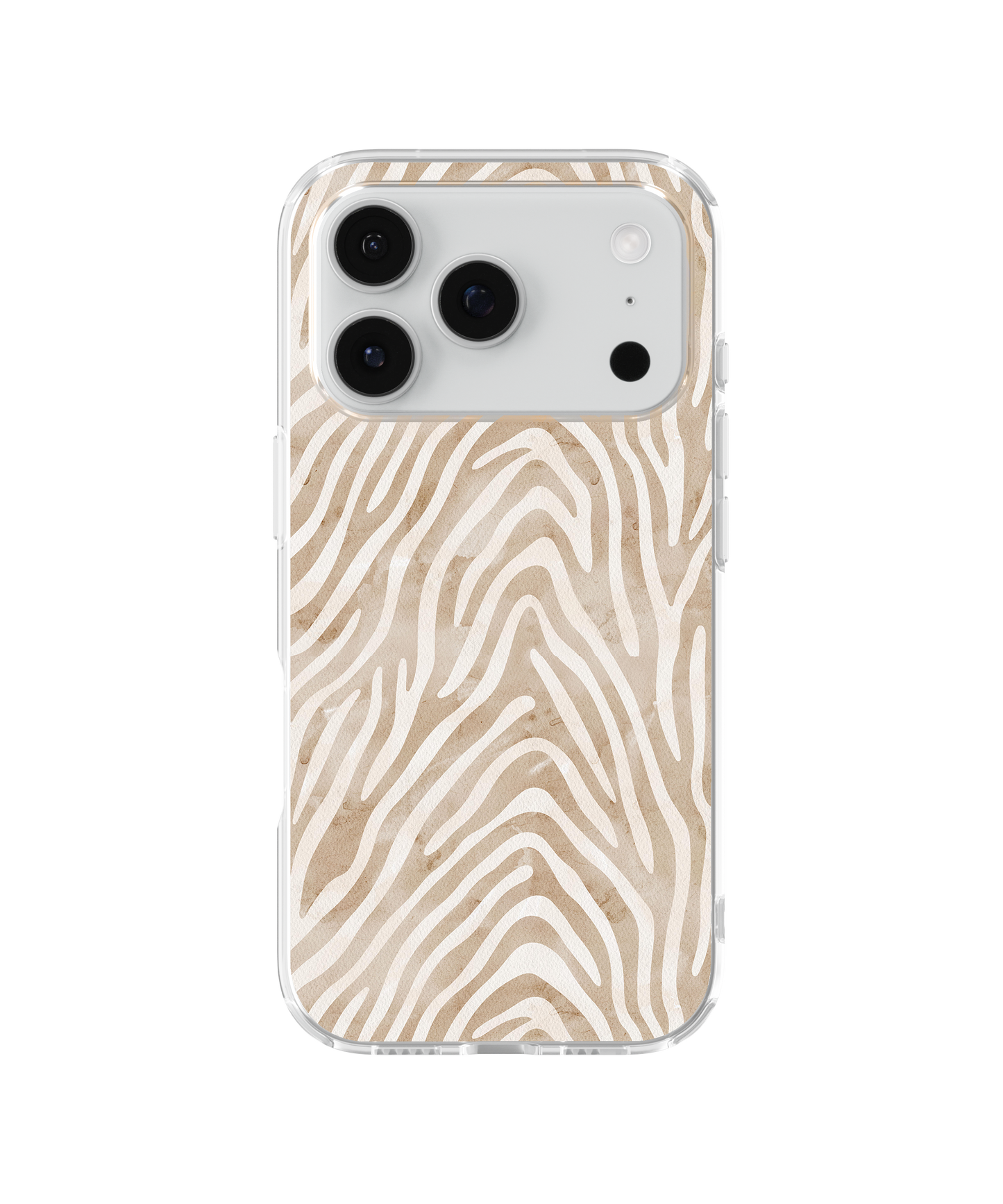 Sandstone Zebra Clear Case Insert