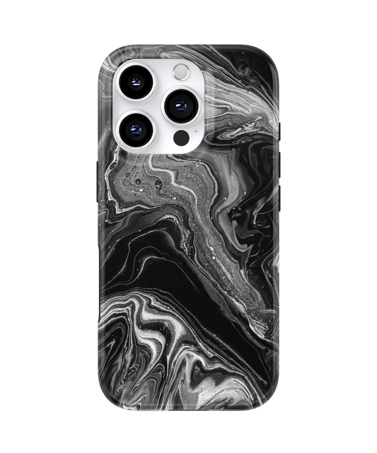 Obsidian Marble Obsession MagSafe Phone Case