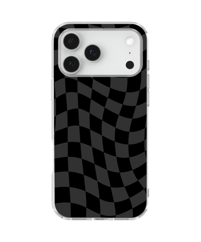 Onyx Wavy Checkers Clear Case Insert