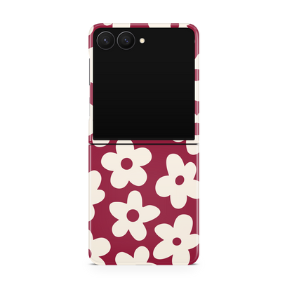 Black Cherry Big Blooms MagSafe Phone Case