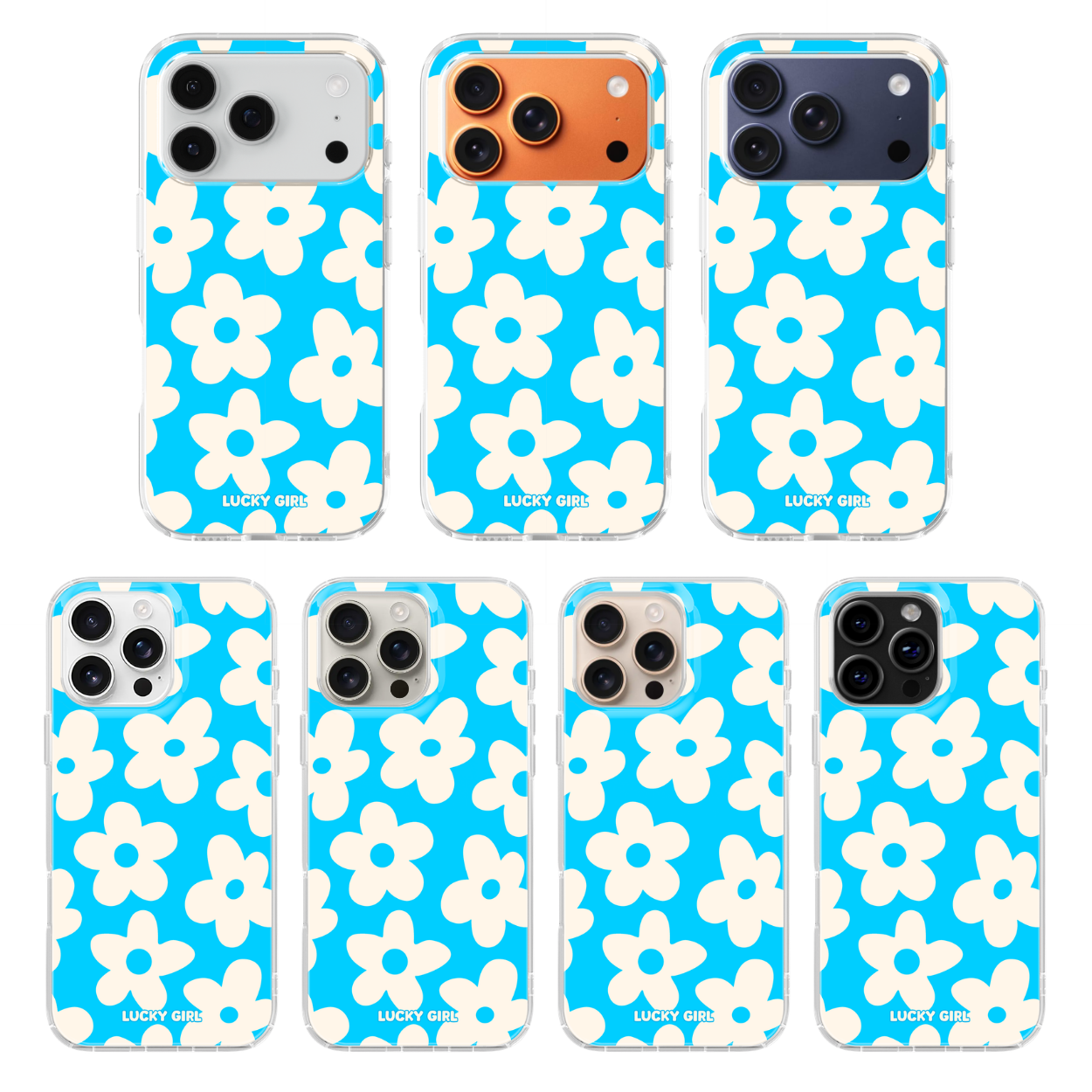 Sky Big Blooms Clear Case Insert