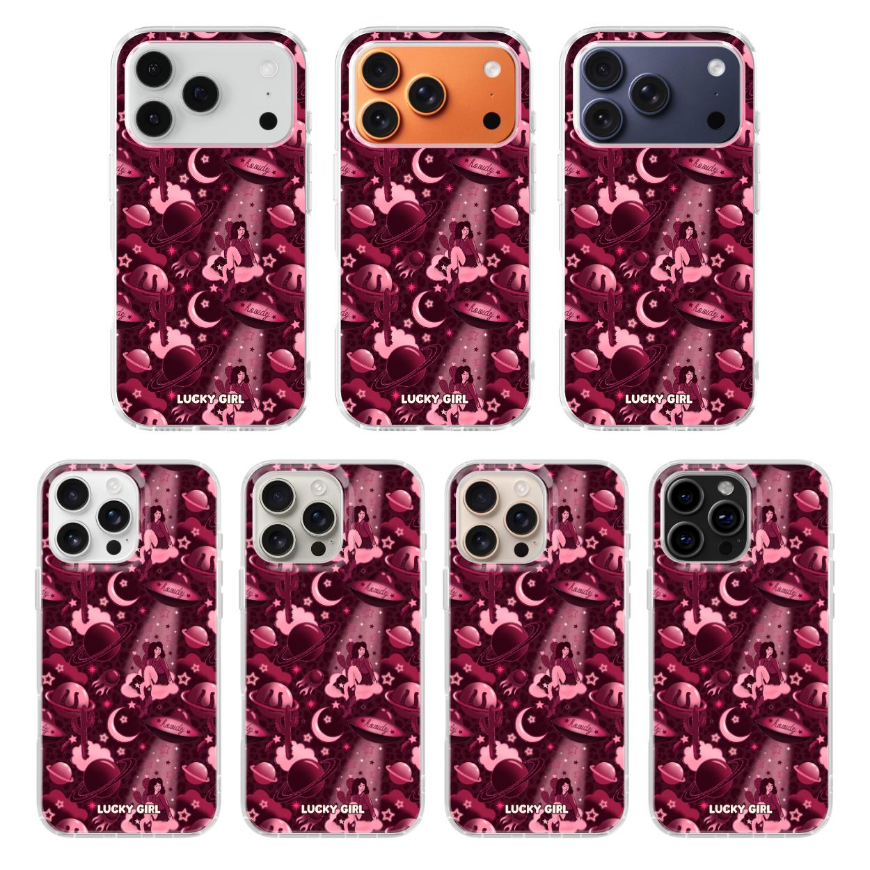 Cosmic Cowgirl Clear Case Insert