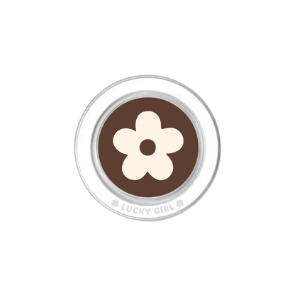 Espresso Big Blooms Phone Grip Insert