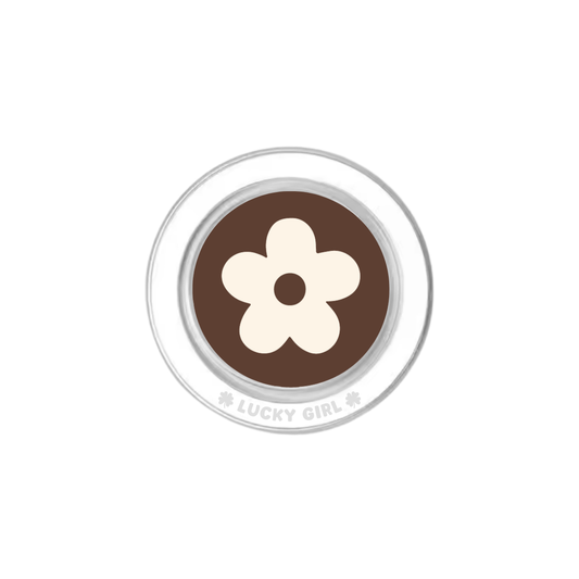 Espresso Big Blooms Phone Grip Insert