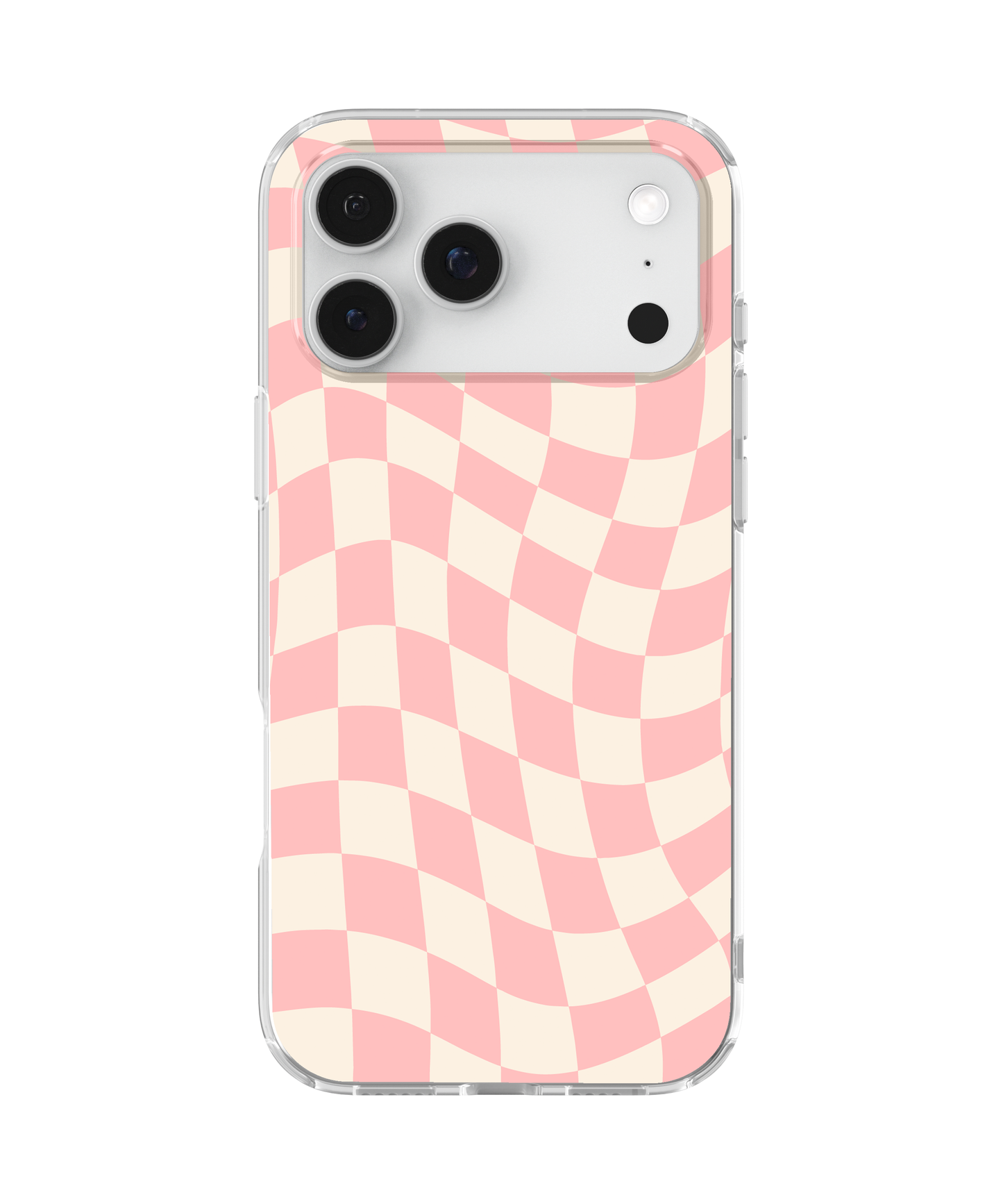 Pinky Swear Wavy Checkers II Clear Case Insert