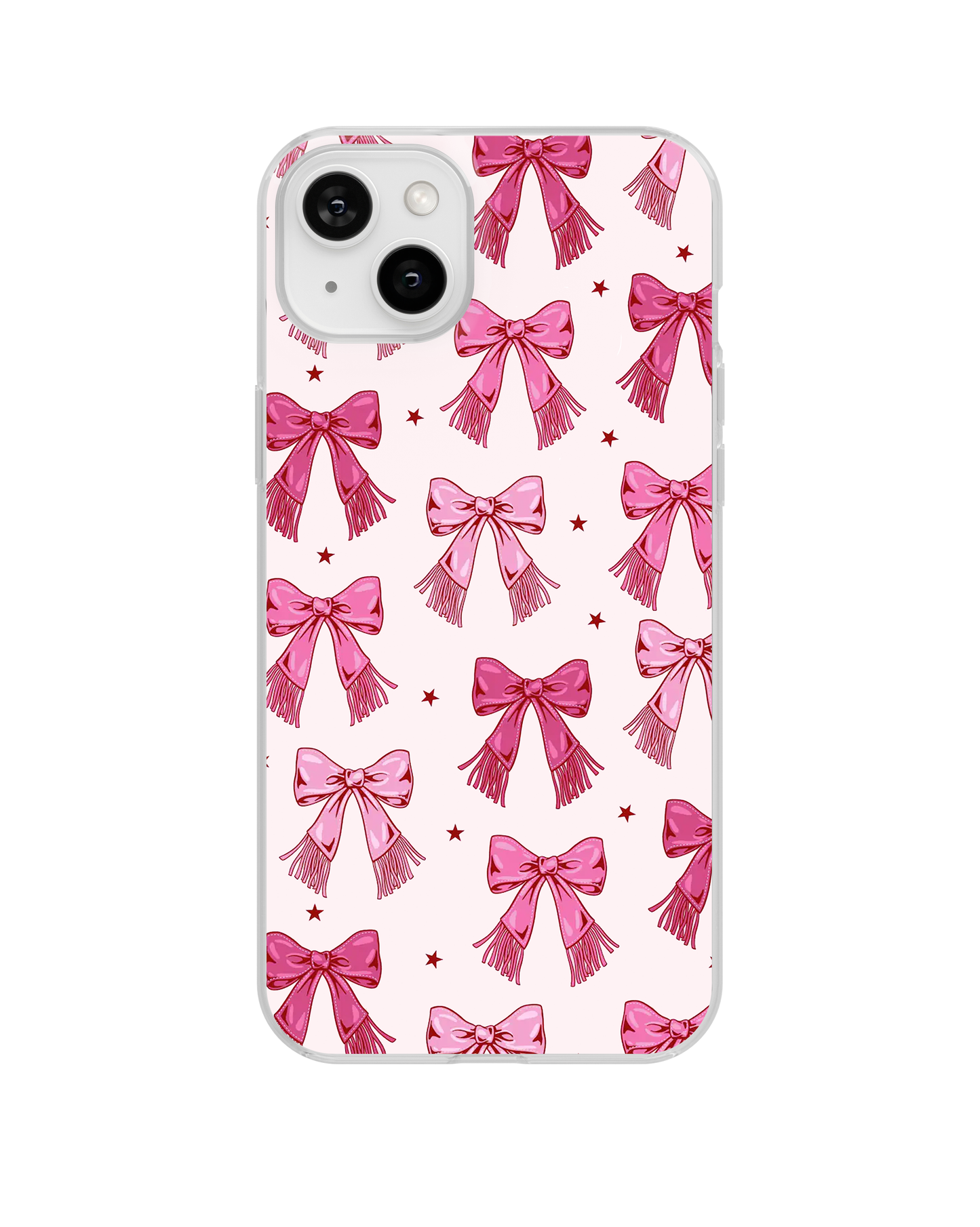 Blush Fringe Clear Case Insert