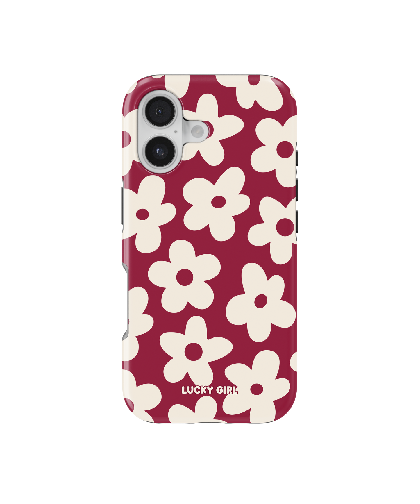 Black Cherry Big Blooms Phone Case