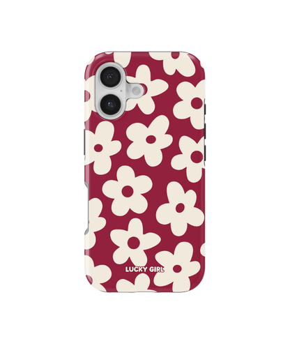 Black Cherry Big Blooms Phone Case