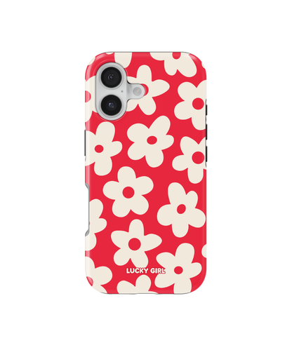 Vermillion Big Blooms Phone Case