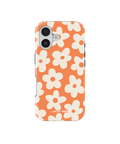 Tangerine Big Blooms Phone Case