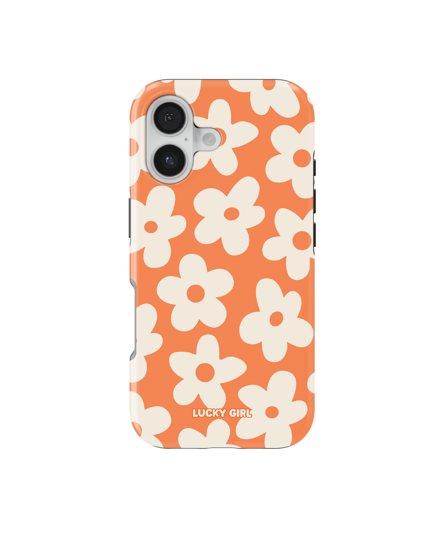 Tangerine Big Blooms Phone Case