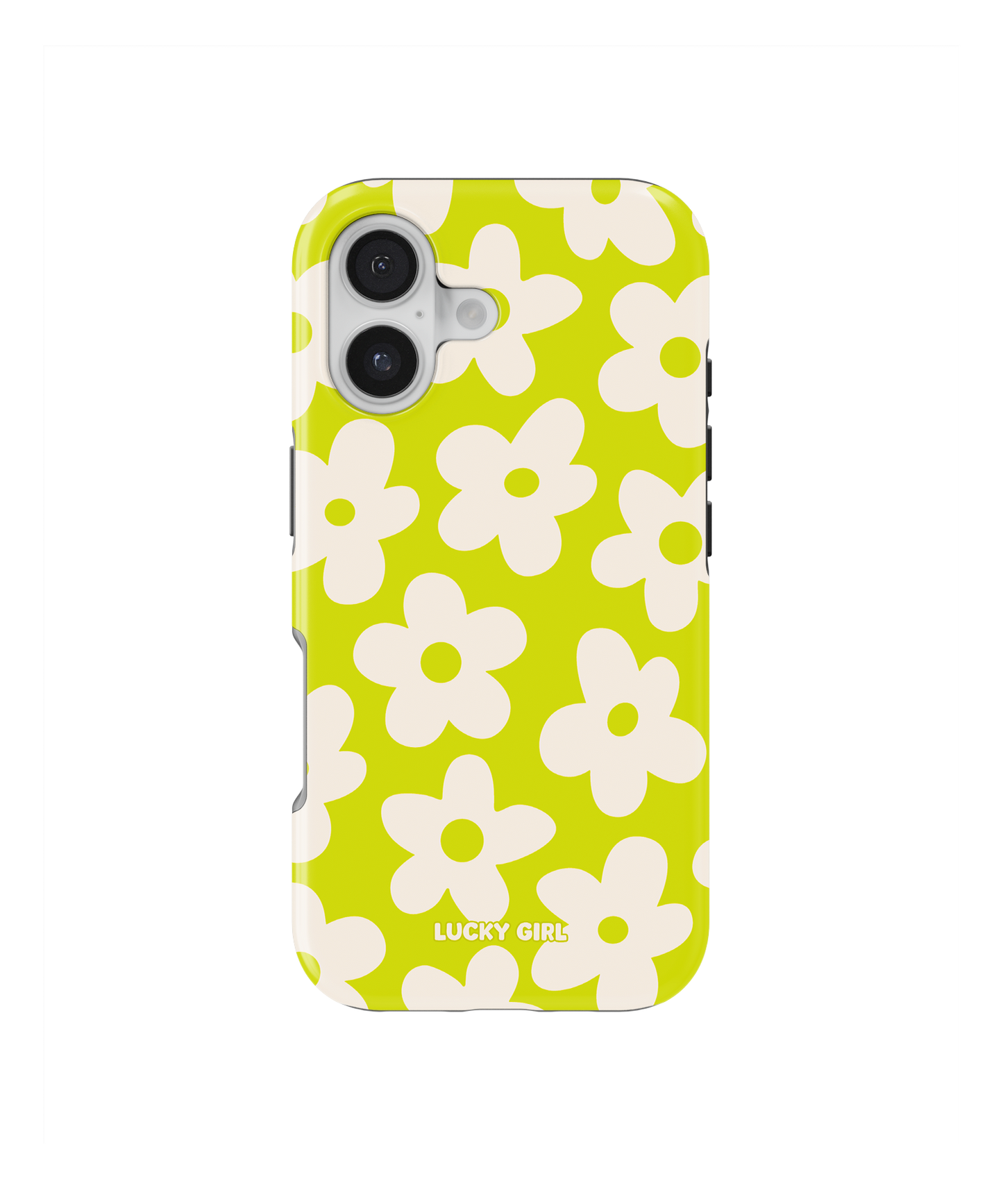Electric Lime Big Blooms Phone Case
