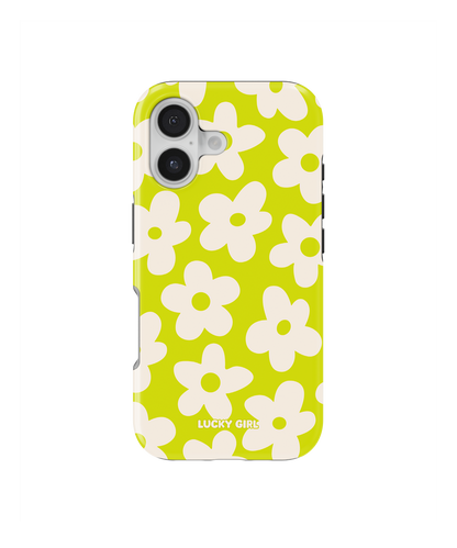 Electric Lime Big Blooms Phone Case