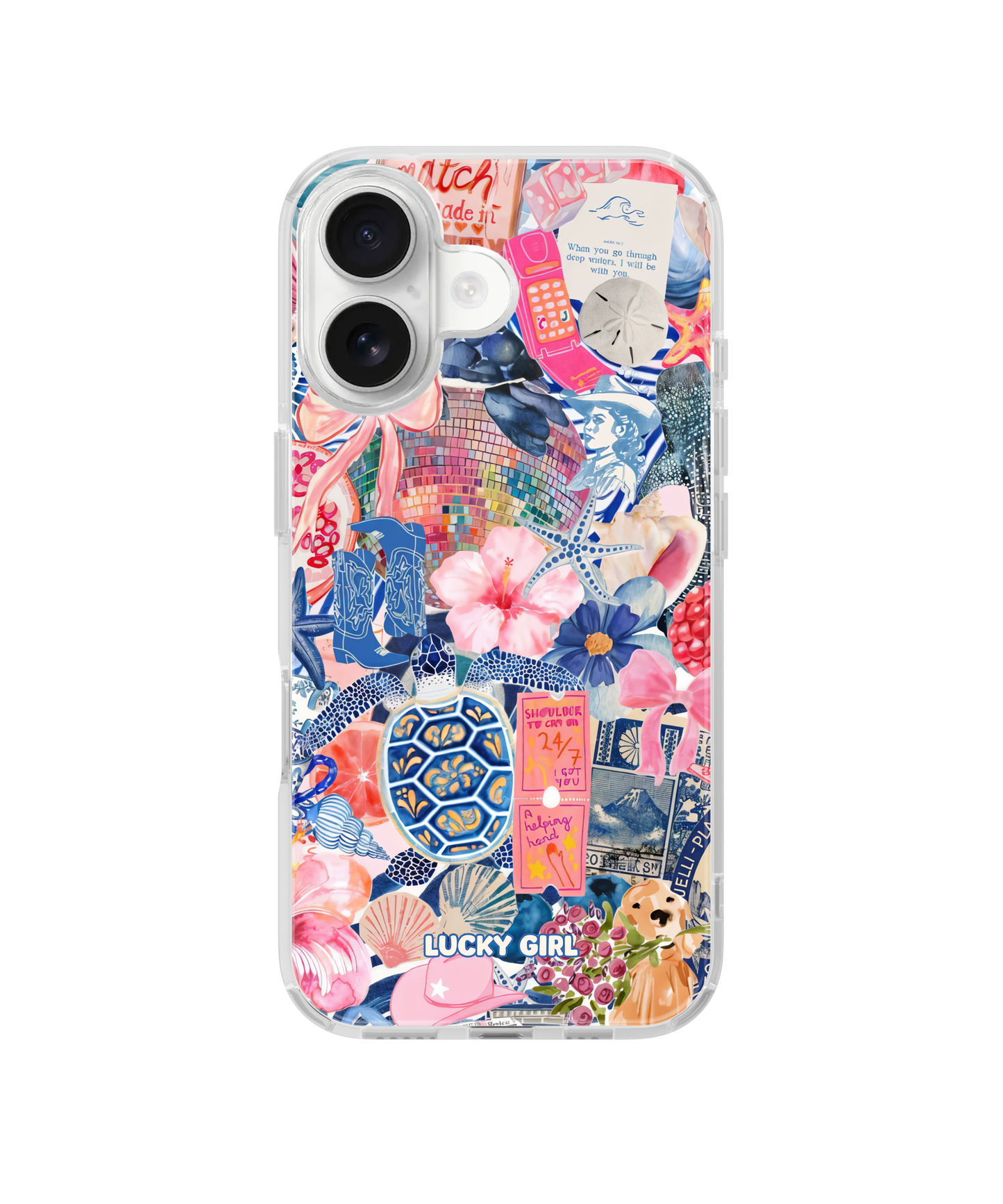 Seas the Day Clear Case Insert