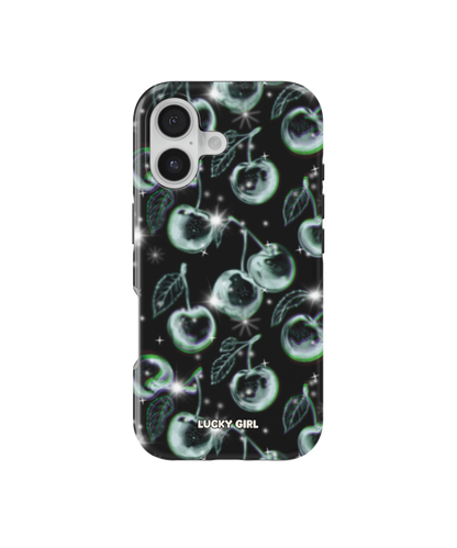 Chrome Cherries Phone Case