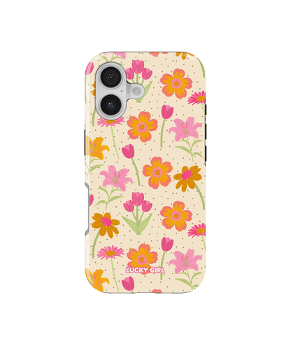 Polka Petals Phone Case