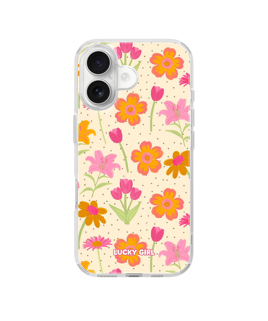 Polka Petals Clear Case Insert