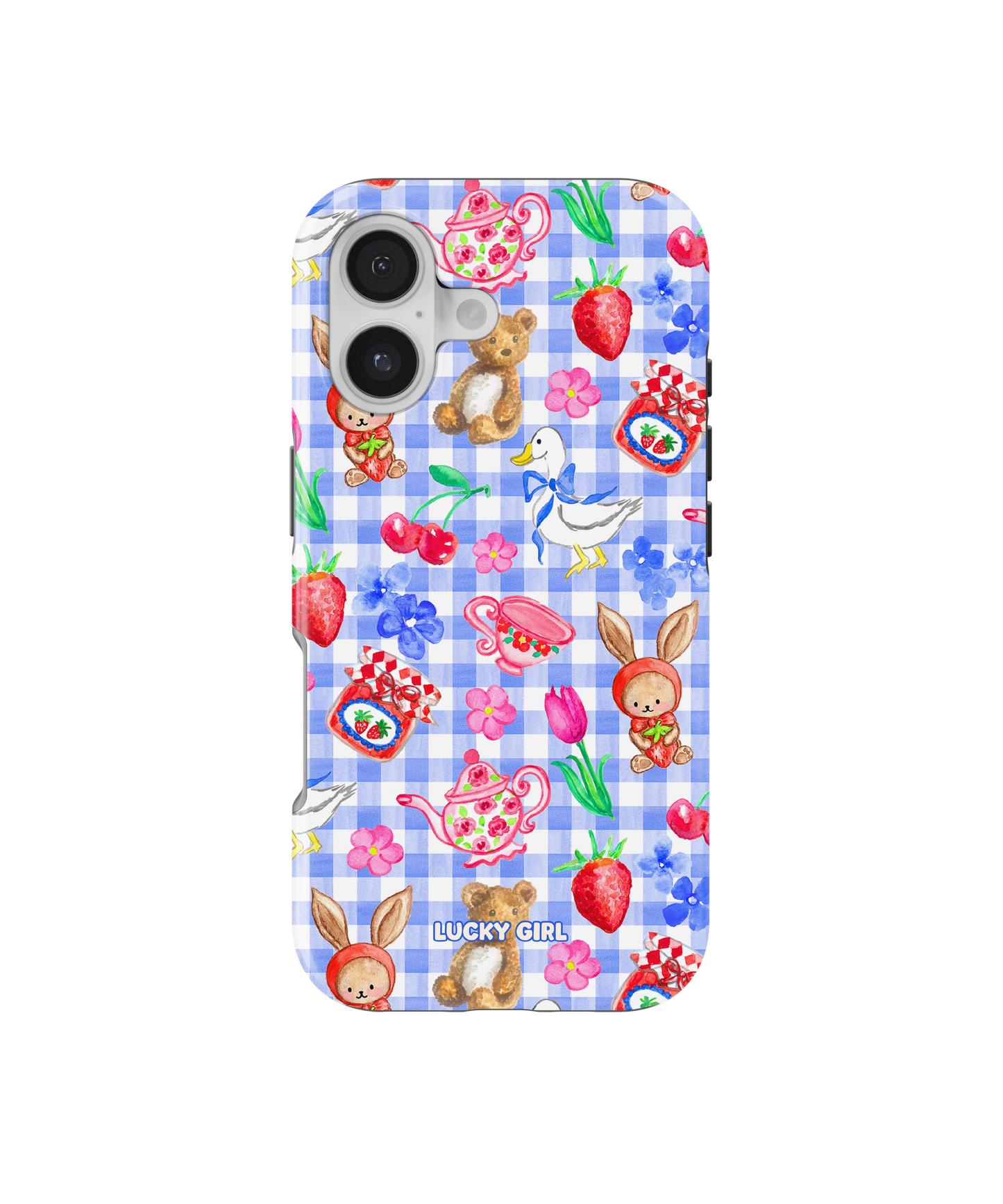 Gingham Goose Phone Case