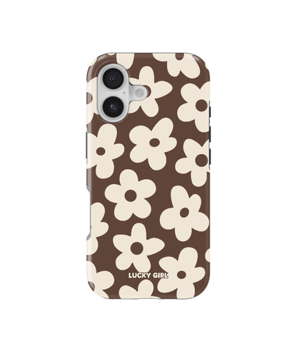 Espresso Big Blooms Phone Case
