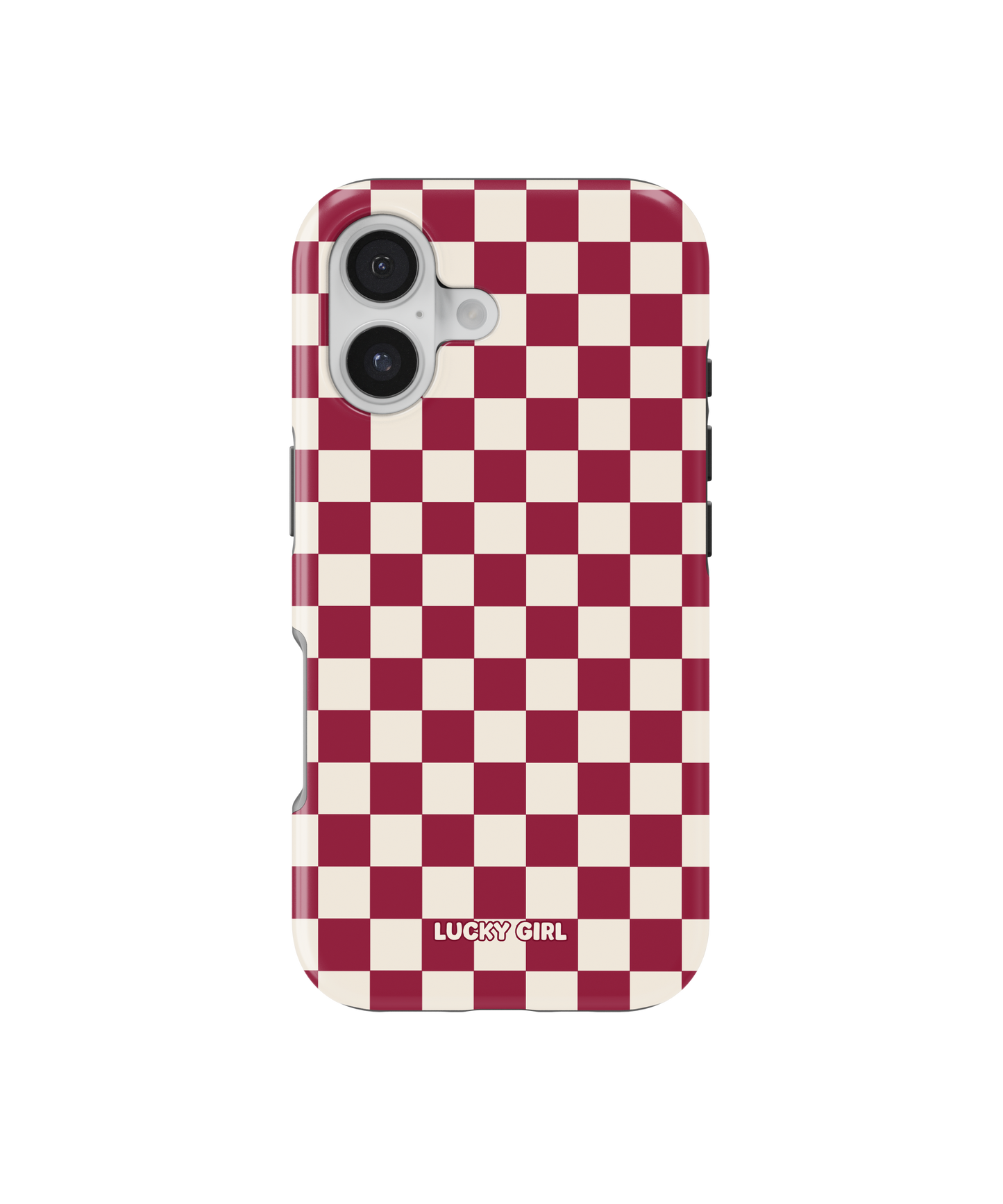Black Cherry Checkers II MagSafe Phone Case