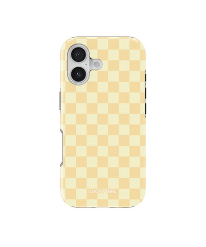 Banana Whispers Checkers Phone Case