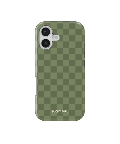Moss Checkers Phone Case
