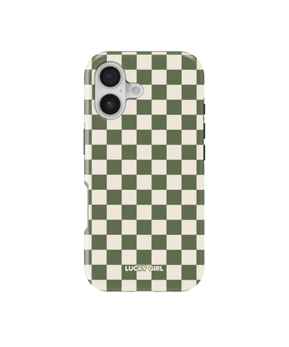 Moss Checkers II Phone Case