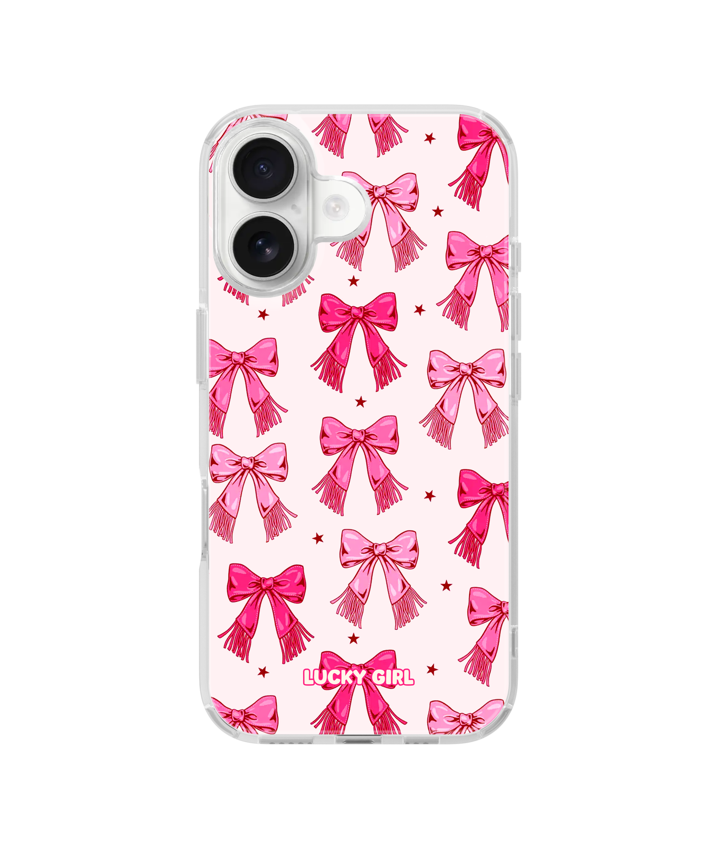 Blush Fringe Clear Case Insert