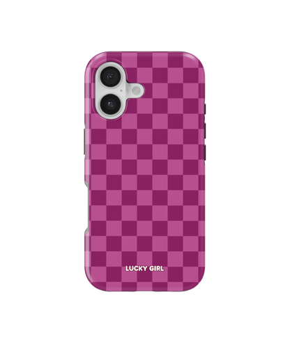 Velvet Checkers Phone Case