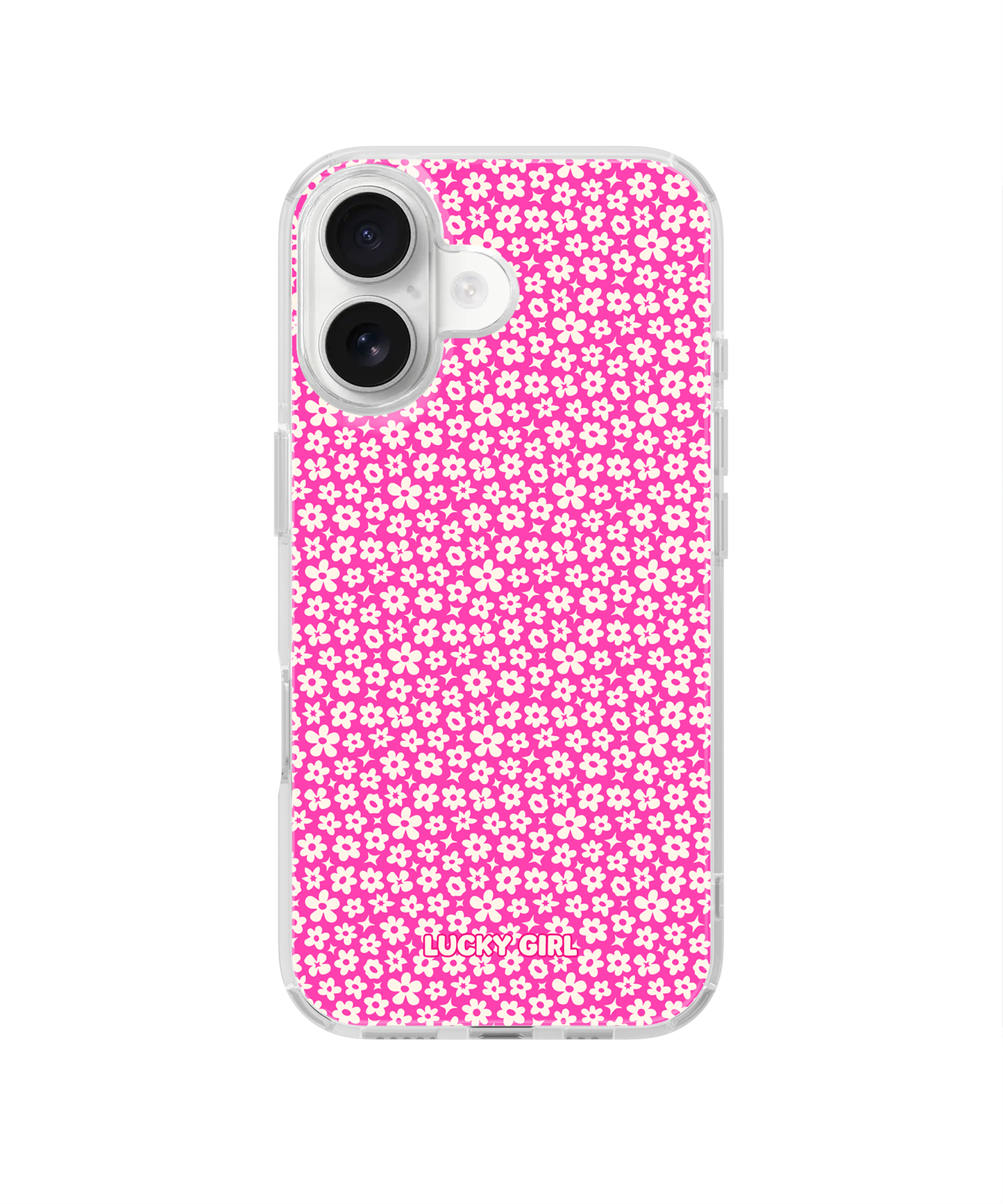 Raspberry Little Blooms Clear Case Insert