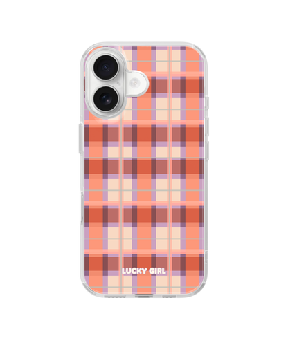 Jelly Bean Plaid Clear Case Insert