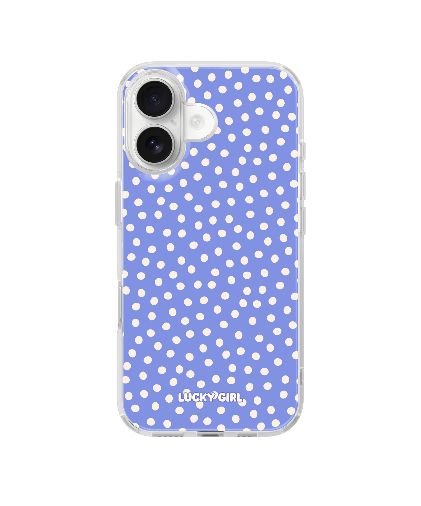 Bluebell Dots Clear Case Insert