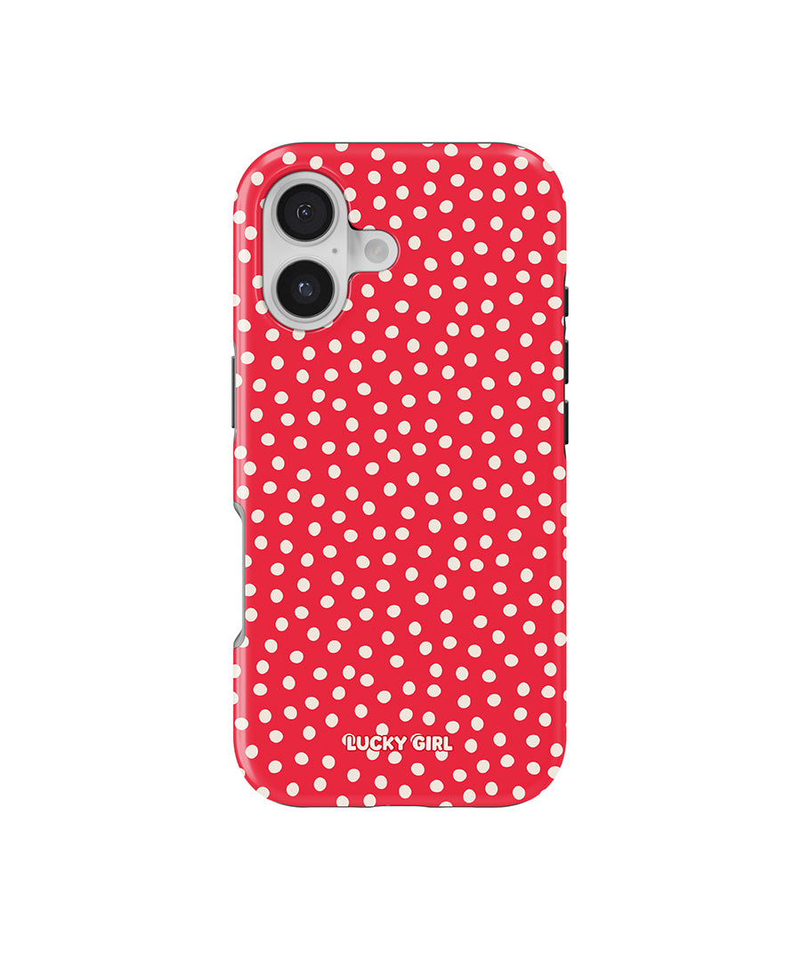 Vermillion Dots Phone Case